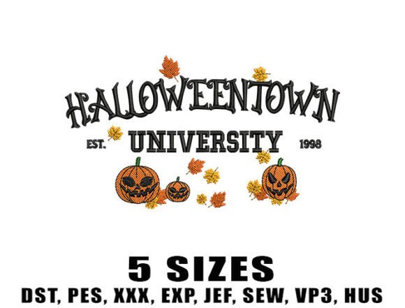 Halloweentown 1998 Embroidery Design