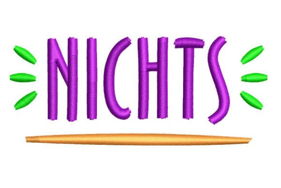 Nichts – German Statement Embroidery