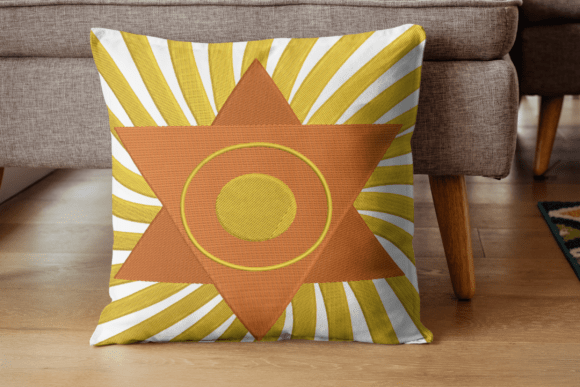 Sunburst Star Mandala Embroidery Design